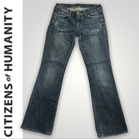 CITIZENS OF HUMANITY Y2K HIPPIE 70S LOW RISE FLARE - 28 - Picture 1 of 1